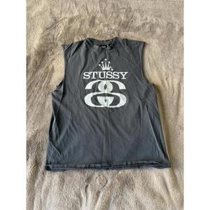 Stussy Sleeveless Graphic T-Shirt